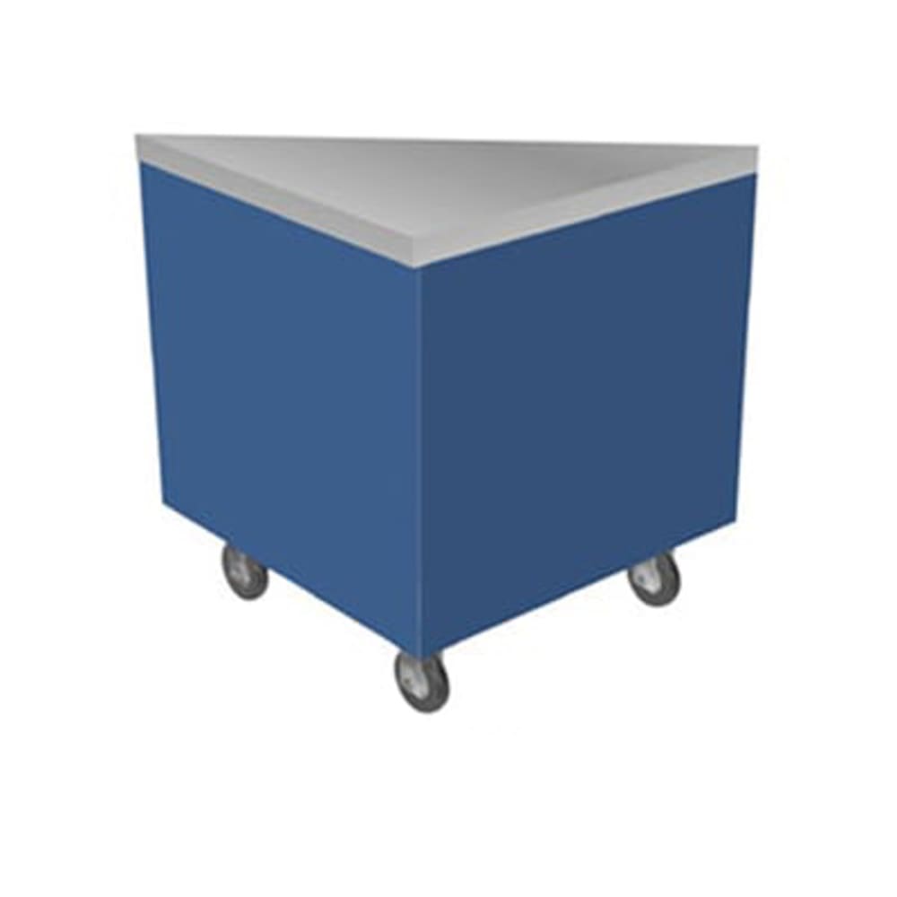 212-TTU45SS 32" Mobile Serving Counter w/ Enclosed Base & Stainless Top