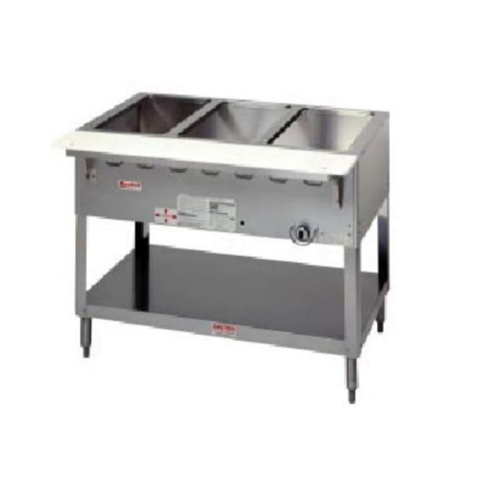 212-WB305NG 72 3/8" Hot Food Table w/ (5) Wells & Cutting Board, Natural Gas