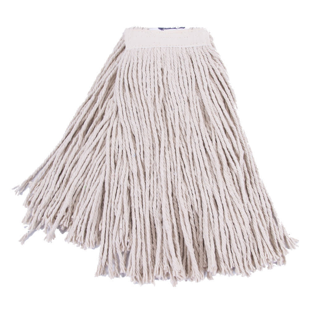 867-92213311 17 oz Mop Head - Cut End, 4 Ply Cotton, White