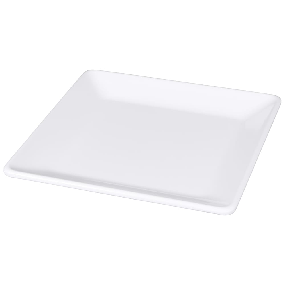 701-M99SQNW 9" Square Melamine Dinner Plate, White