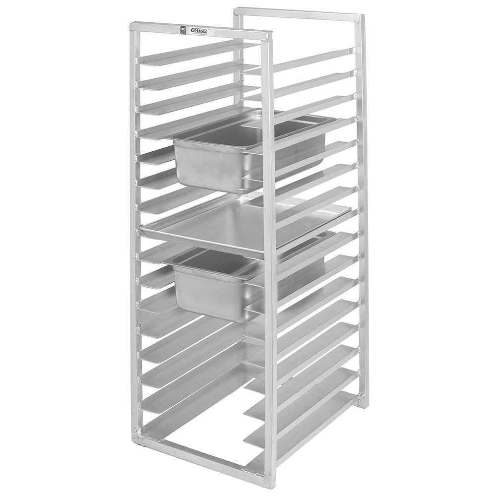 148-RIUTR4 20 1/2"W 4 Steam Table Pan Rack w/ 5" Bottom Load Slides