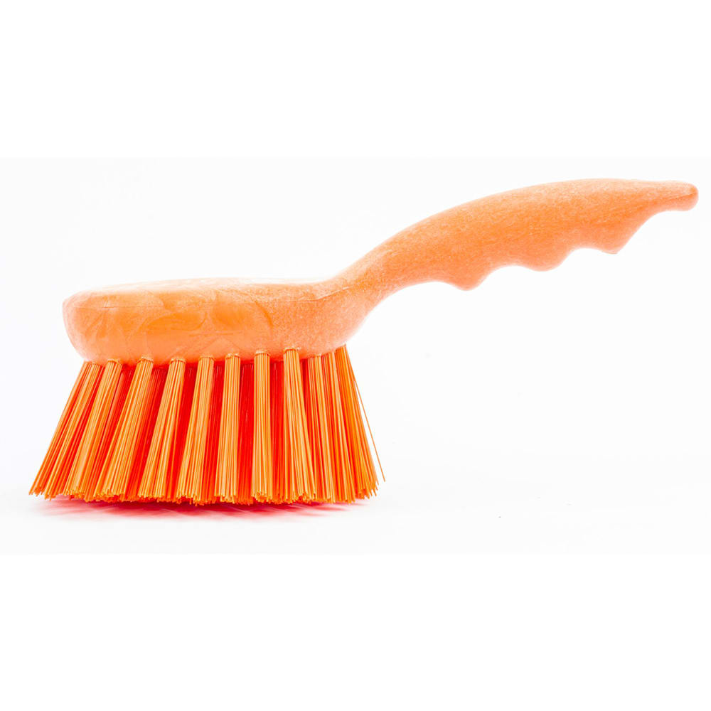 028-40541EC24 8" Sparta® Floater Scrub Brush w/ Orange Polyester Bristles