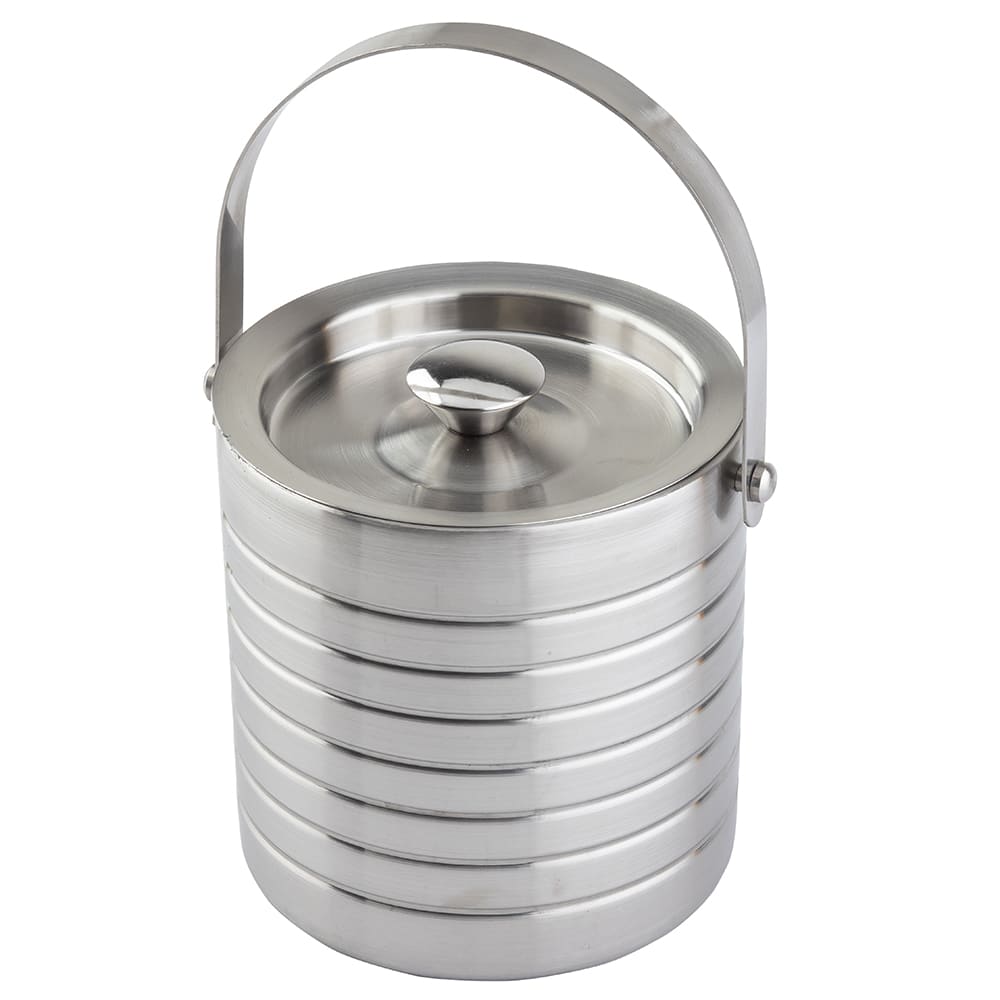 229-10700 1 7/10 qt Ice Bucket - Stainless Steel, Brushed Finish