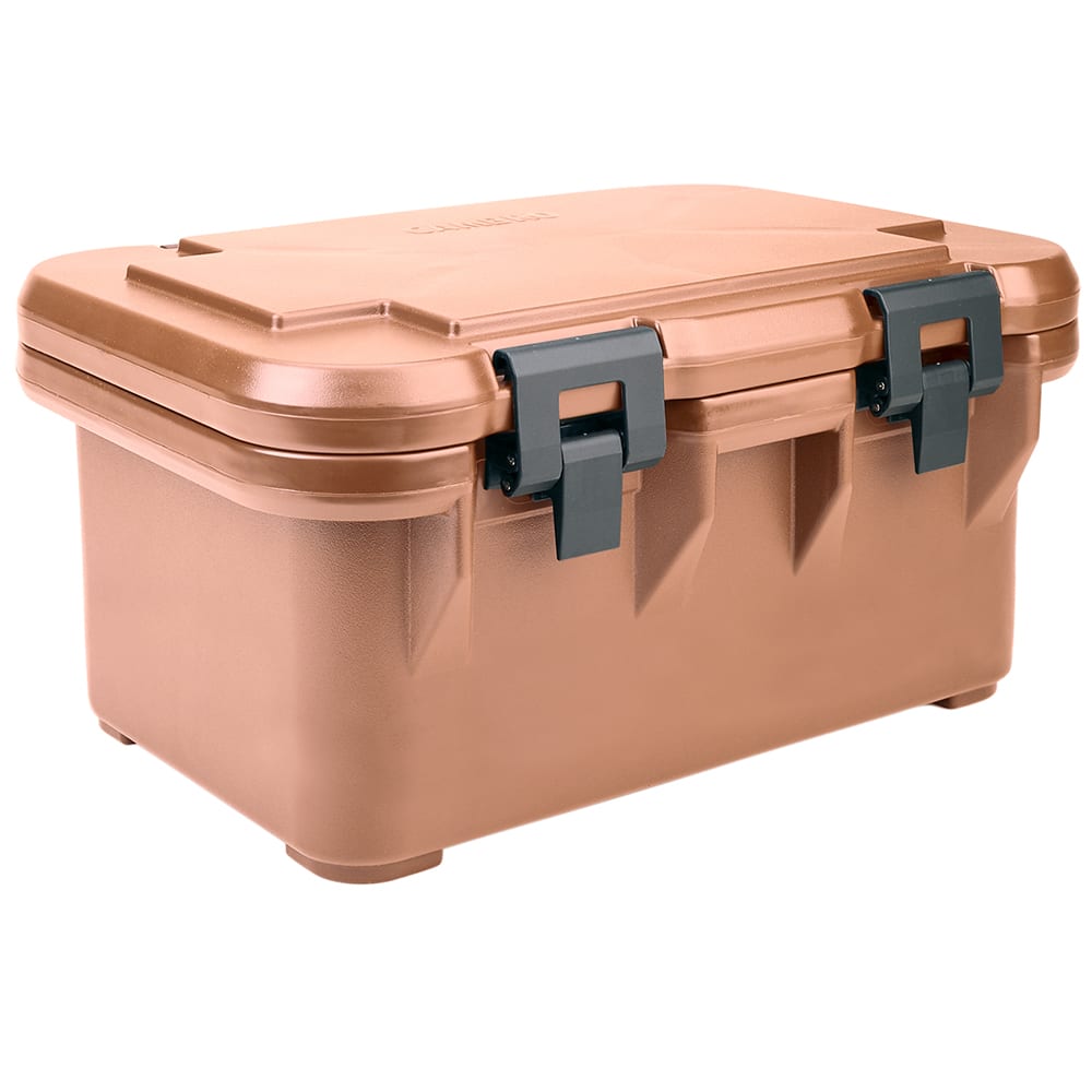 144-UPCS180157 S-Series Insulated Food Carrier w/ (1) Pan Capacity, Coffee Beige