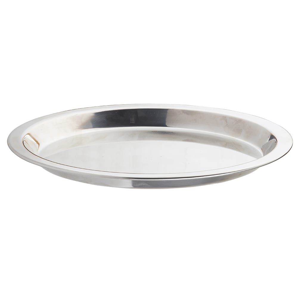 229-10547 9 1/8" Round Pie Pan - Stainless Steel