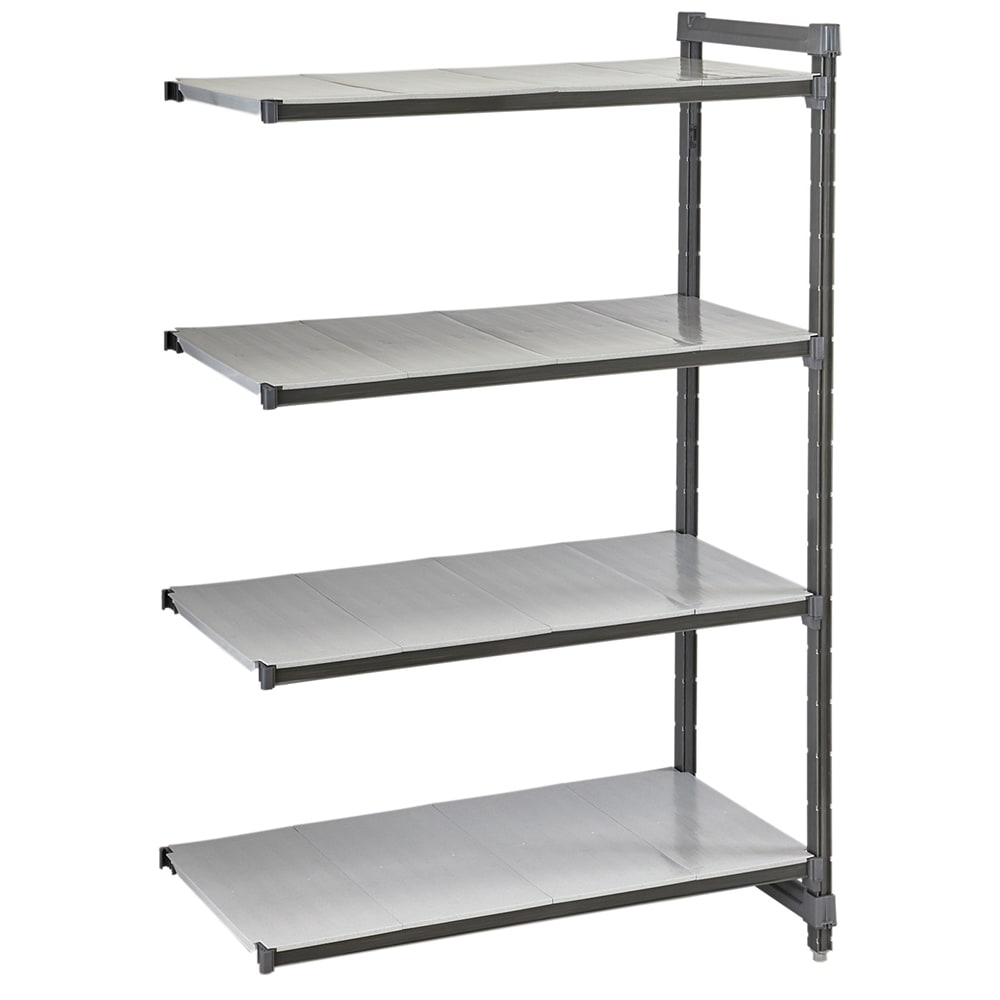 144-CBA183672S4580 Camshelving Basics Solid Add-On Shelf Kit - 4 Shelves, 36"L x 18"W x...