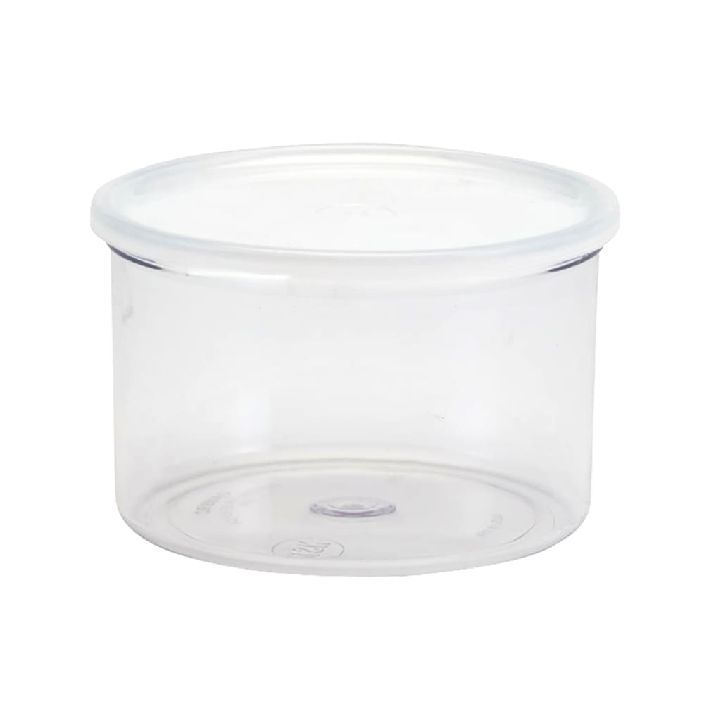 144-CCP15 1 1/2 qt Salad Crock with Lid - Polycarbonate, Clear