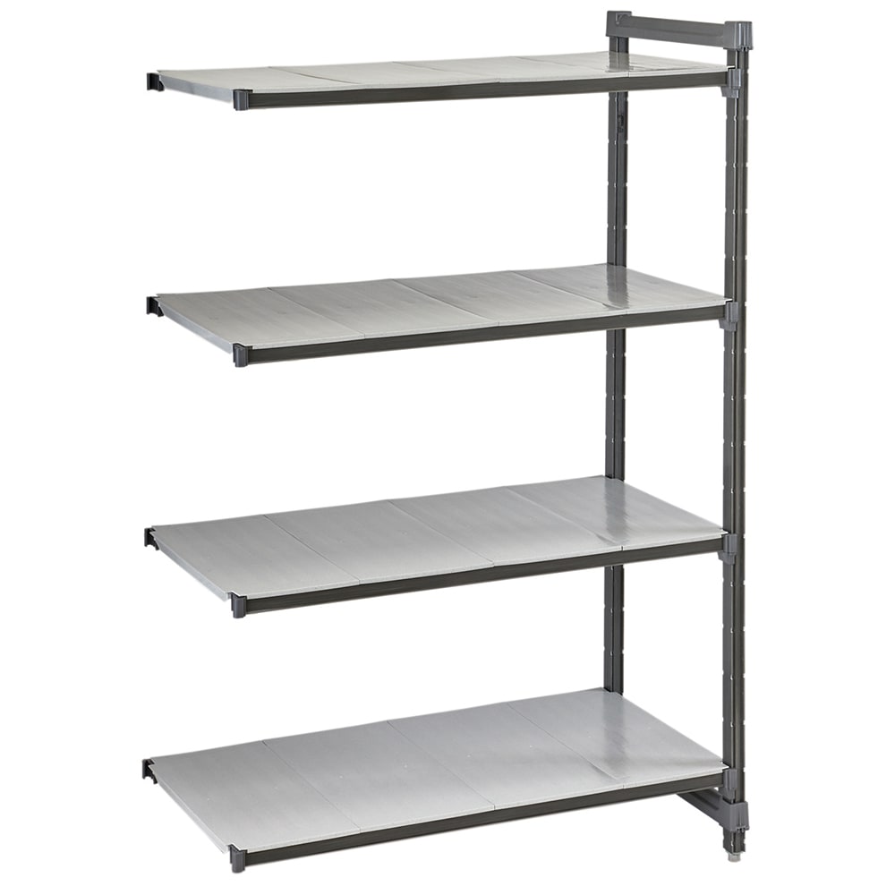 144-CBA213064S4580 30" NSF 4-Tier Polymer Shelf Kit - Camshelving® Basics Plus, 21"W, 6...
