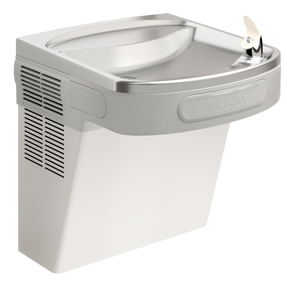 189-EZS8S Wall Mount Bi Level Drinking Fountain - Non Filtered, Refrigerated, Stainless