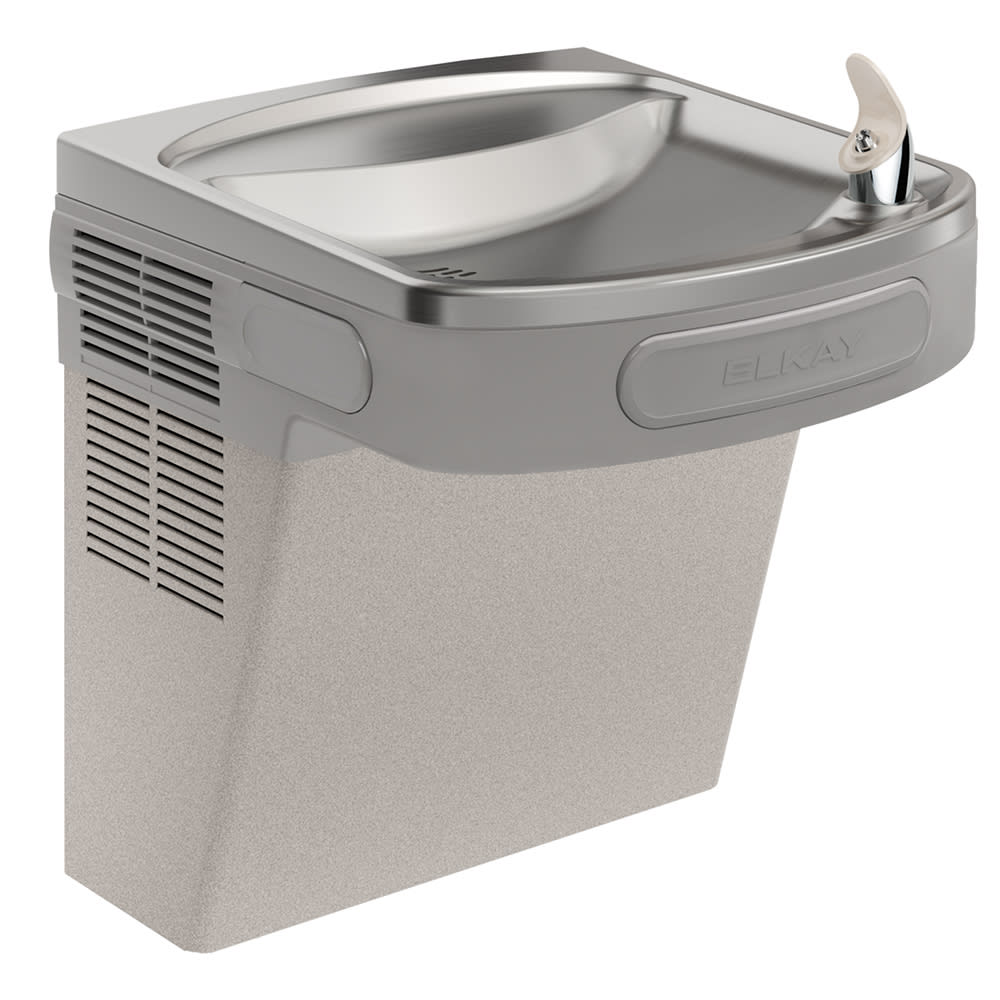 189-EZS8L Wall Mount Bi Level Drinking Fountain - Non Filtered, Refrigerated, Light Gray Granite