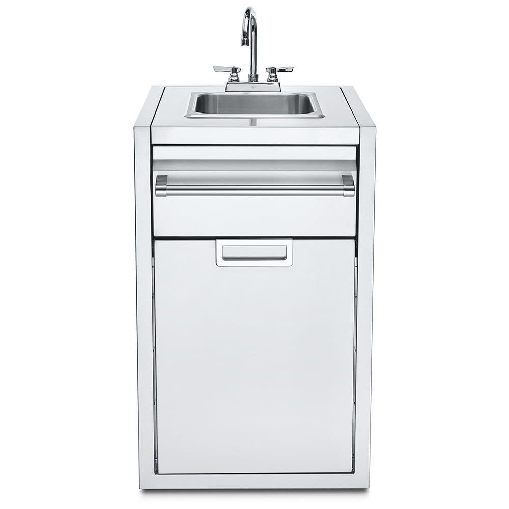 828-IBISCSK Small Built In Cabinet w/ Sink & Paper Towel Holder - Stainless Steel