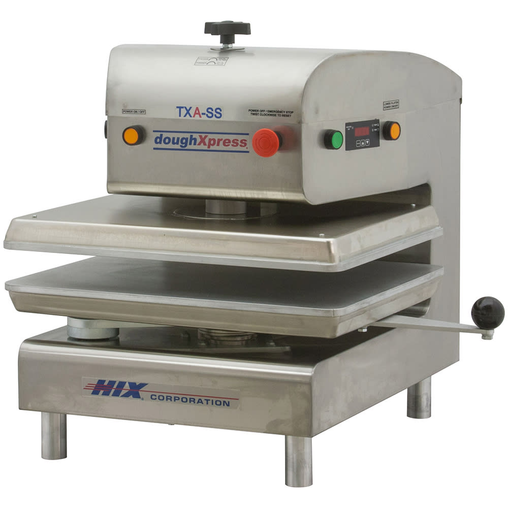DoughXpress TXA-SS Automatic Tortilla Dough Press - 16" x 20" Aluminum Platens, 220v/1ph
