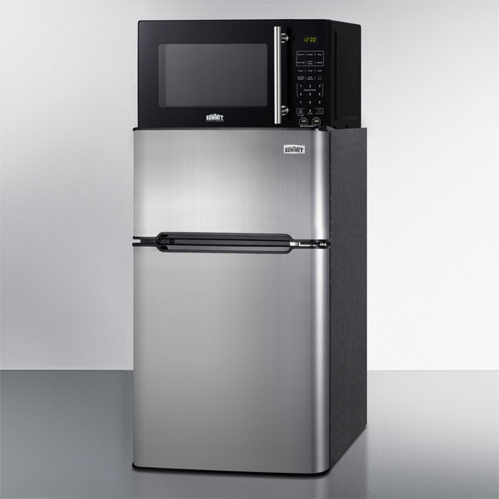 Summit MRF34BSSA 3.2 cu ft RefrigeratorFreezer/Microwave Combo Black, 115v