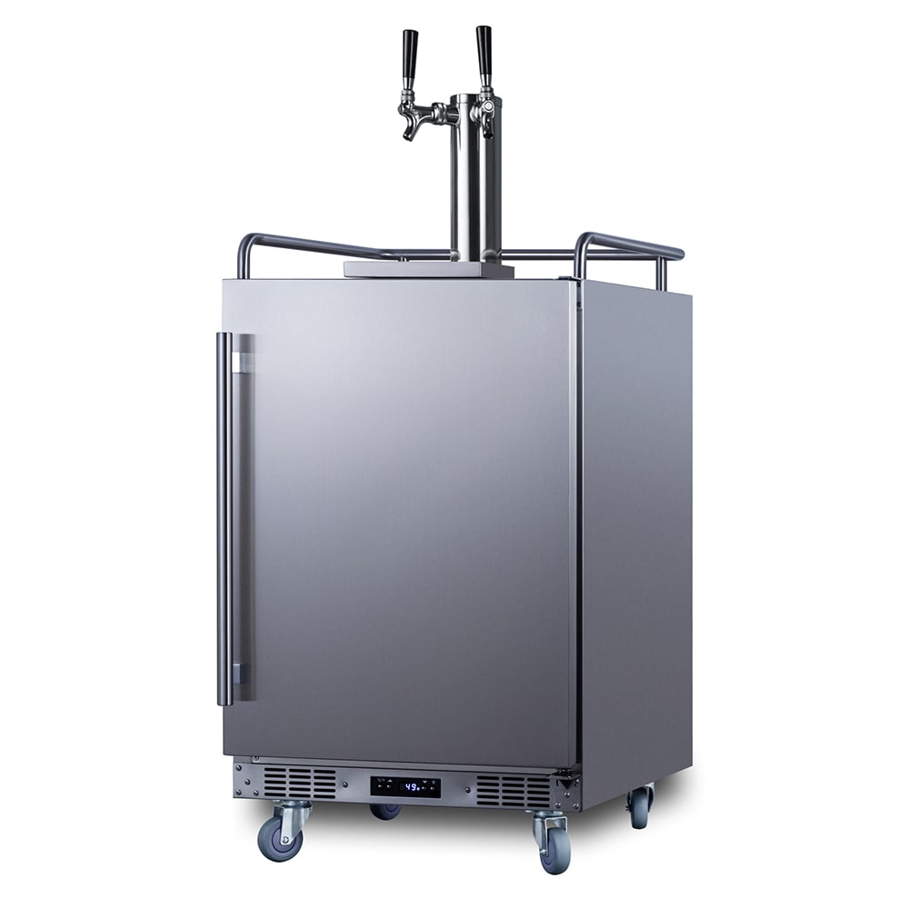 162-SBC682CFTWIN 24" Draft Cold Brew Dispenser w/ (3) 1/6 Keg Capacity - (1) Column & (2...