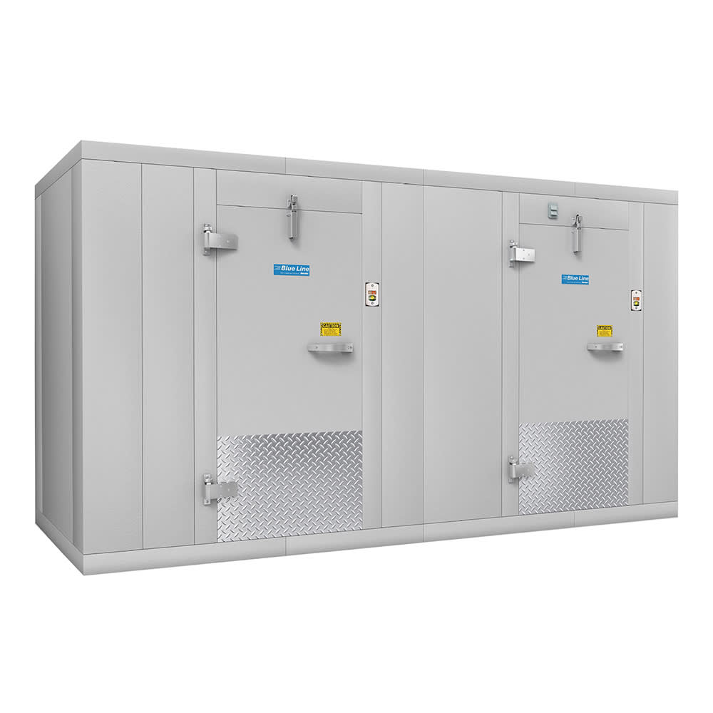 426-BL1410COMBOCFR Indoor Walk-In Refrigerator/Freezer Combination w/ Remote Compressor - 13&#039...