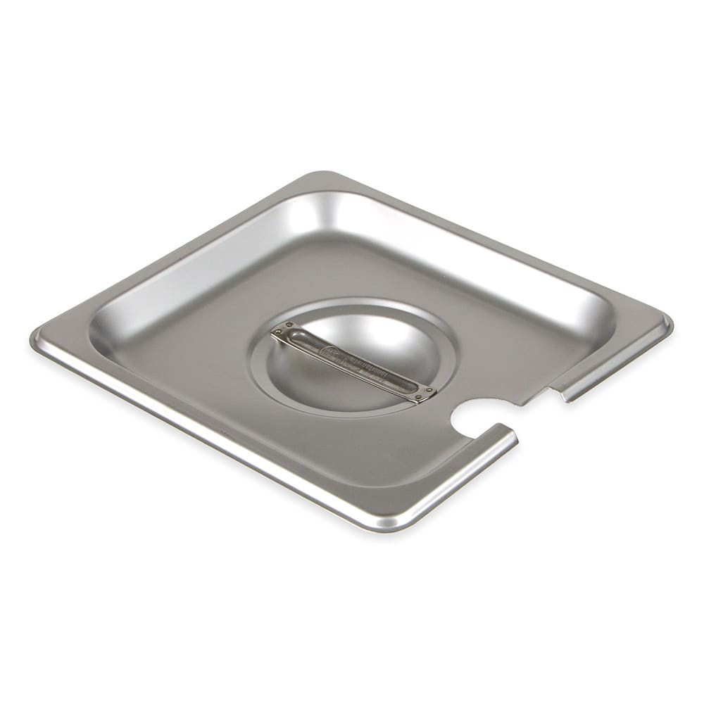 370-STP16CHC 1/6 Size Steam Pan Cover w/ Handle, Stainless