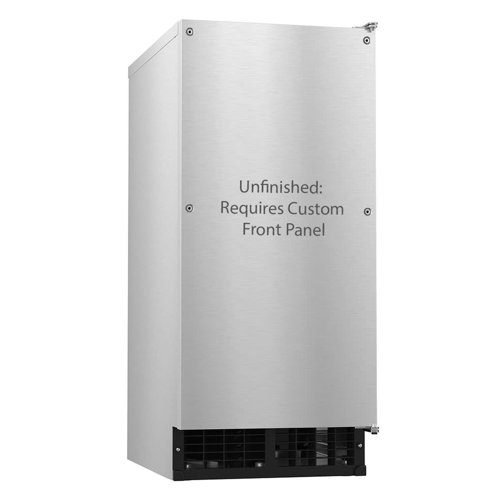 440-AM50BAJADDS 14 7/8"W Top Hat Undercounter Ice Machine - 54 lbs/day, Air Cooled, ADA, Gra...
