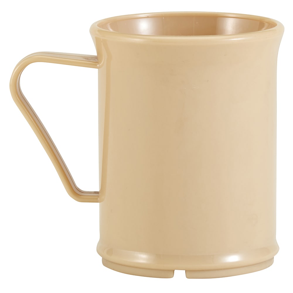144-96CW133 9 3/5 oz Plastic Mug, Beige