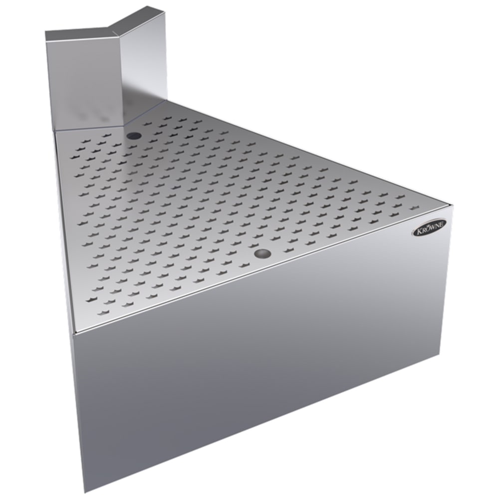 381-KR18DFC45 24" Front Angle - 45 Degree, 6 1/2" Back Splash w/ Angled Corner