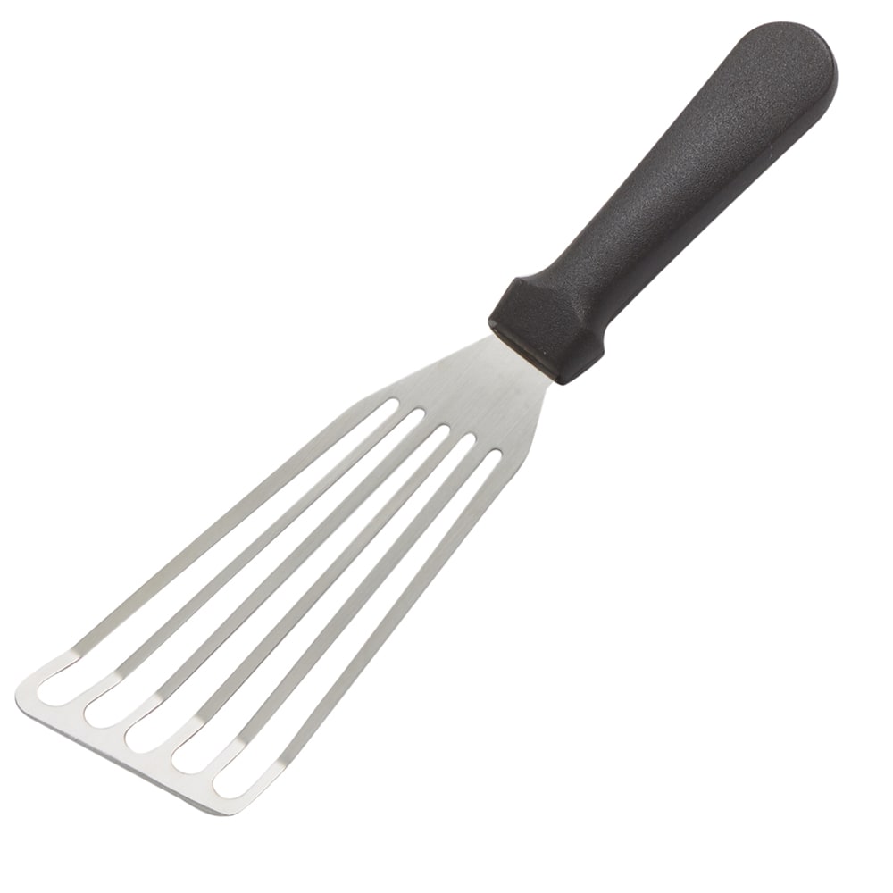 166-PSFSP Slotted Fish Spatula w/ Handle, Polypropylene, Brown, Stainless