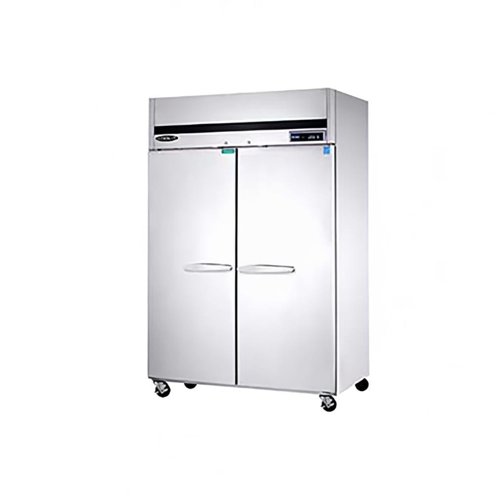 Kool-It KTSR-2 54" Two Section Reach In Refrigerator - (2) Left/Right Hinge Solid Doors, 115v