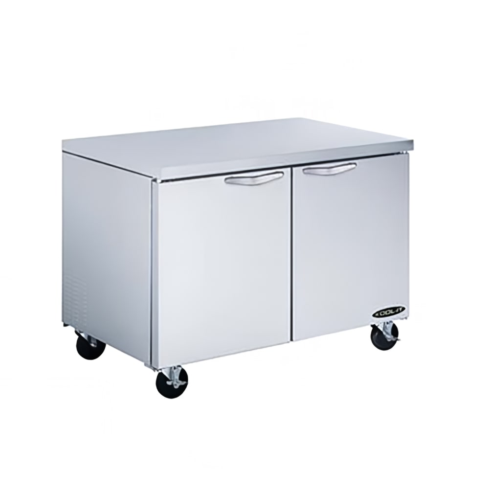 Kool-It KUCR-36-2 36 2/5"W Undercounter Refrigerator w/ (2) Sections & (2) Doors, 115v