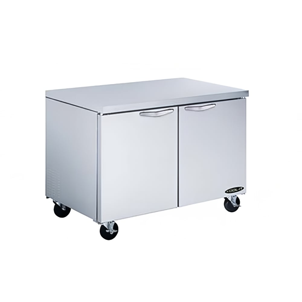Kool-It KUCR-48-2 48 2/5"W Undercounter Refrigerator w/ (2) Sections & (2) Doors, 115v