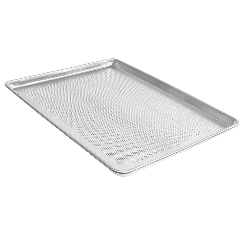 080-ALXP1826P 1/1 Full Size Bun / Sheet Pan - 26" x 18", 18 gauge Aluminum, Perforated
