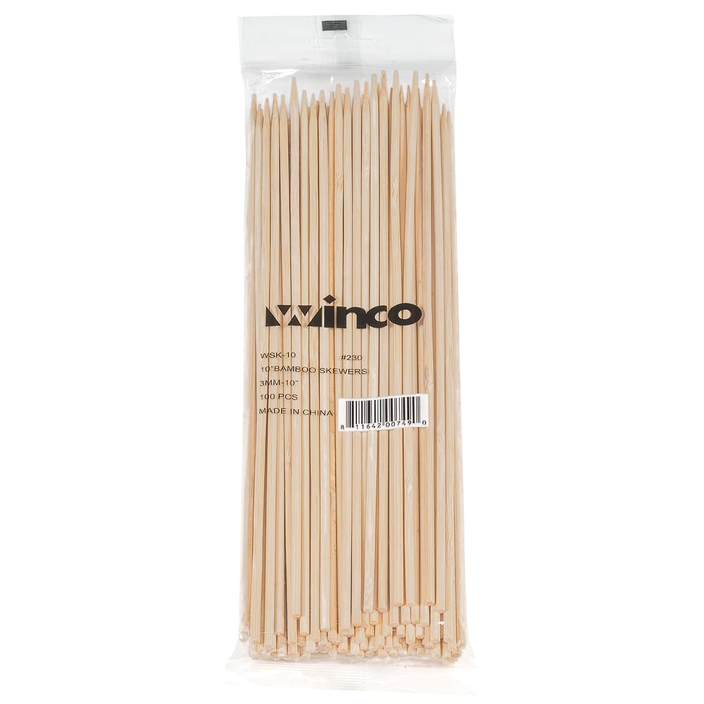 080-WSK10 10" Bamboo Skewers