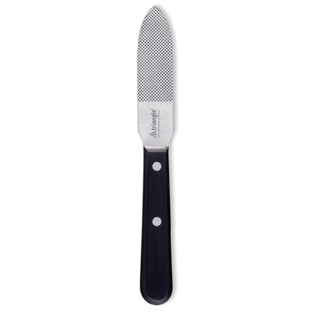 Louis Tellier 3017910 Spreading Knife w/ 4" Stainless Steel Blade & Black Plastic Handle