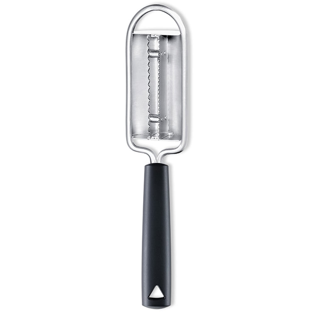 330-724811202 Handheld Fish Scaler w/ Stainless Steel Blade & Black Plastic Handle