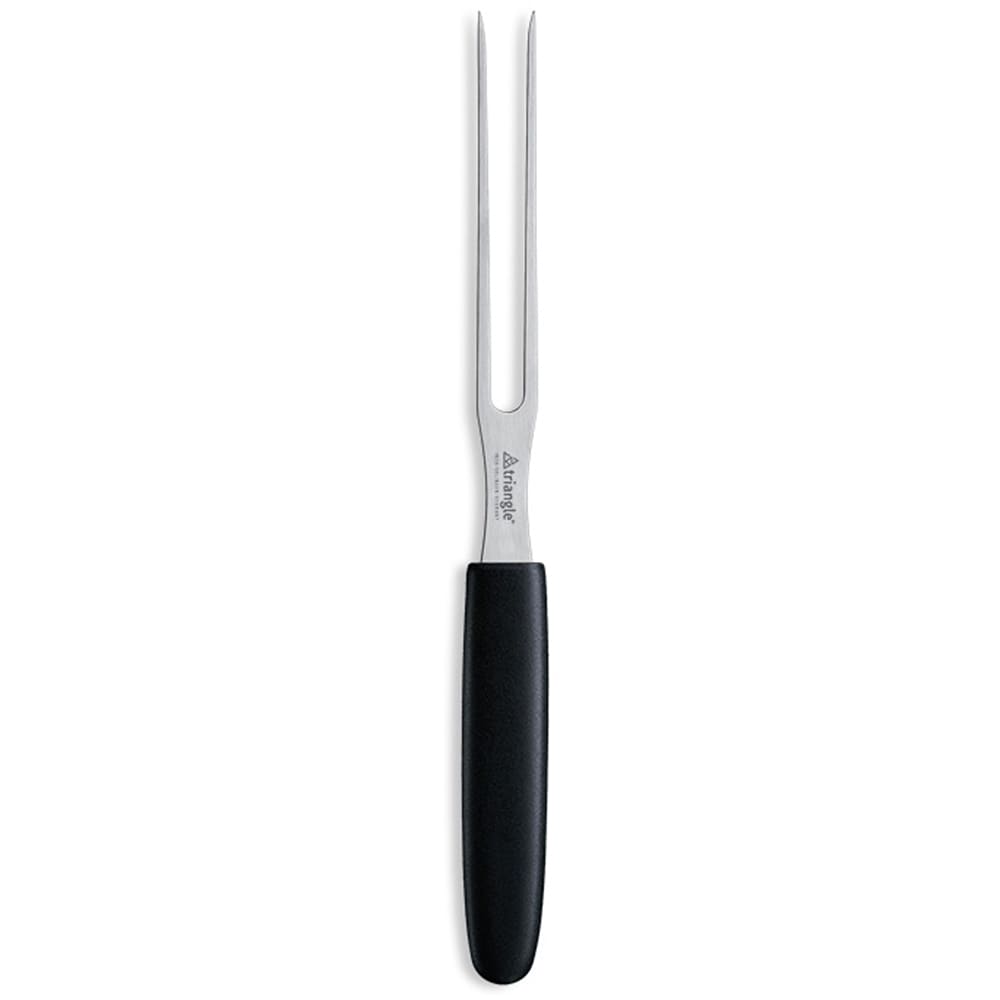 330-7219014 Cook's Fork w/ Stainless Steel Blade & Black Plastic Handle