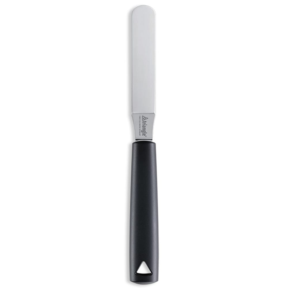 330-7252309 3 1/2" Offset Decorating & Icing Spatula w/ Stainless Steel Blade & Blac...