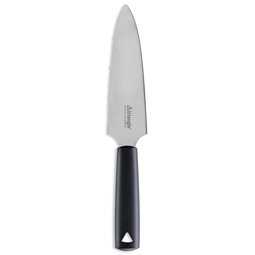 Louis Tellier 7355018 7" Pie Knife - Stainless Steel w/ Black Plastic Handle