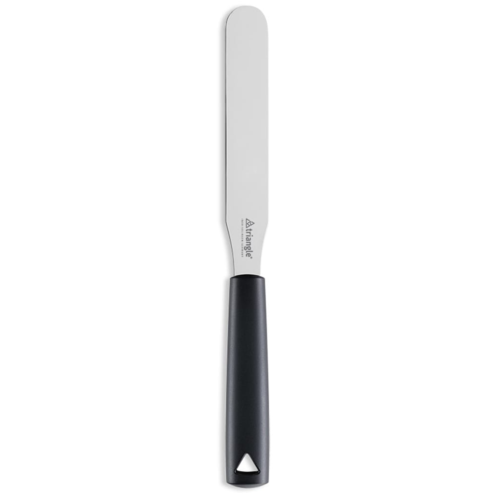 Louis Tellier 7250915 6" Decorating & Icing Spatula w/ Stainless Steel Blade & Black Plastic Handle