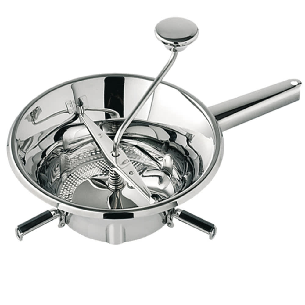 330-N3002X Food Mill w/ (3) Grids - 12 1/2" Deep, Stainless Steel