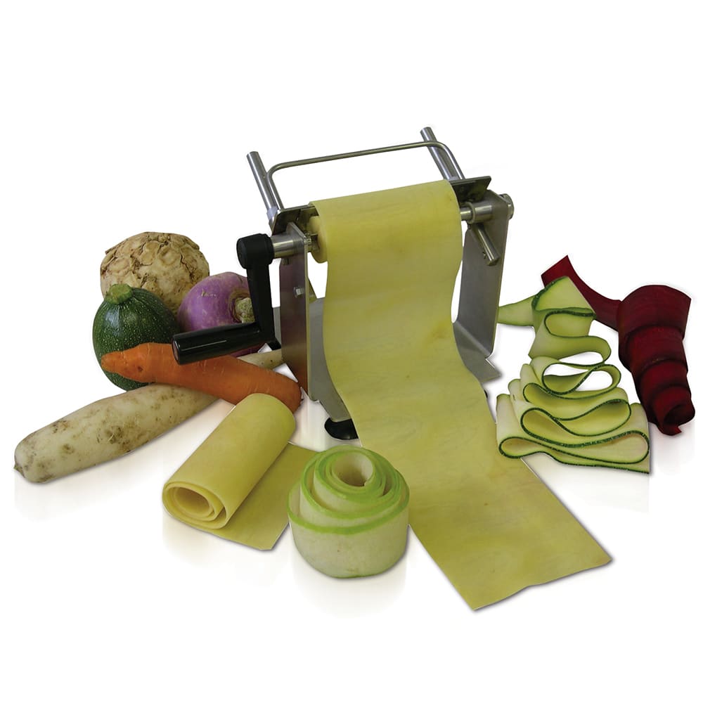330-CLANX05 Manual Strip Slicer - Stainless Steel w/ Plastic Handle