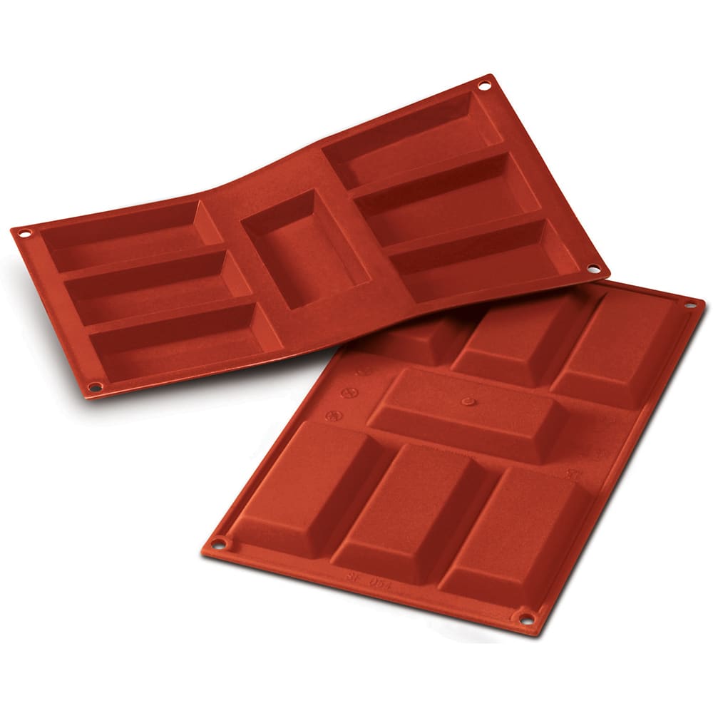 Louis Tellier SF054 Finanziere Mold w/ 7 Sections - Silicone, Red