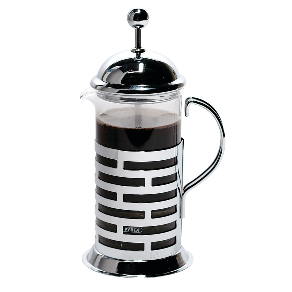 Service Ideas T277B 11 4/5 oz French Press Stainless Steel Frame
