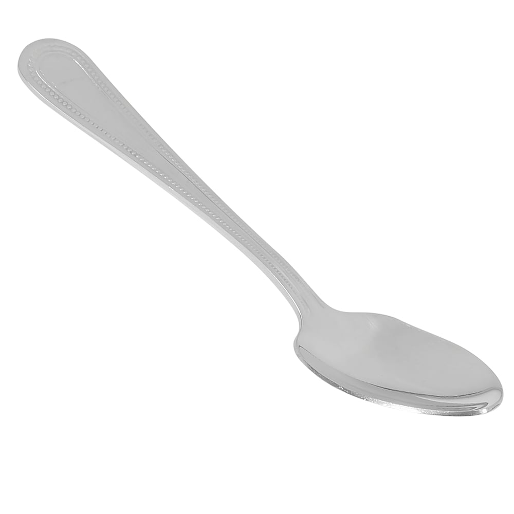 Winco 0005-01 6 1/4 Teaspoon with 18/0 Stainless Grade, Dots Pattern