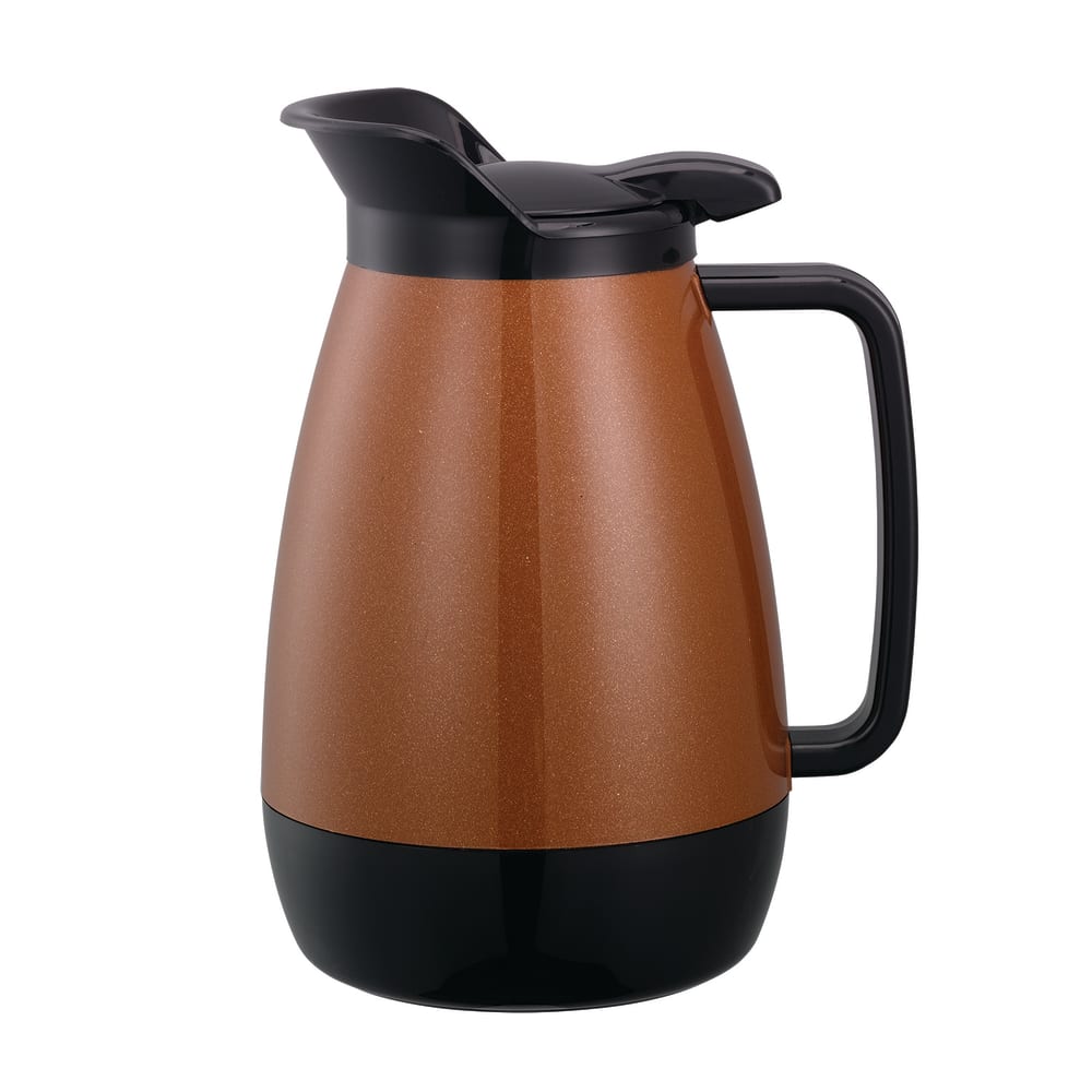 482-TS501CB Thermo-Serv Flip-Top Server, 20 oz, Copper w/ Black