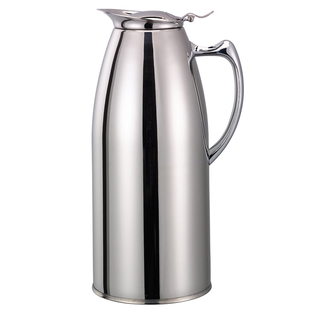 Service Ideas WP15CH 1 1/2 liter Pitcher w/ Double Wall Insulation, Polished Stainless