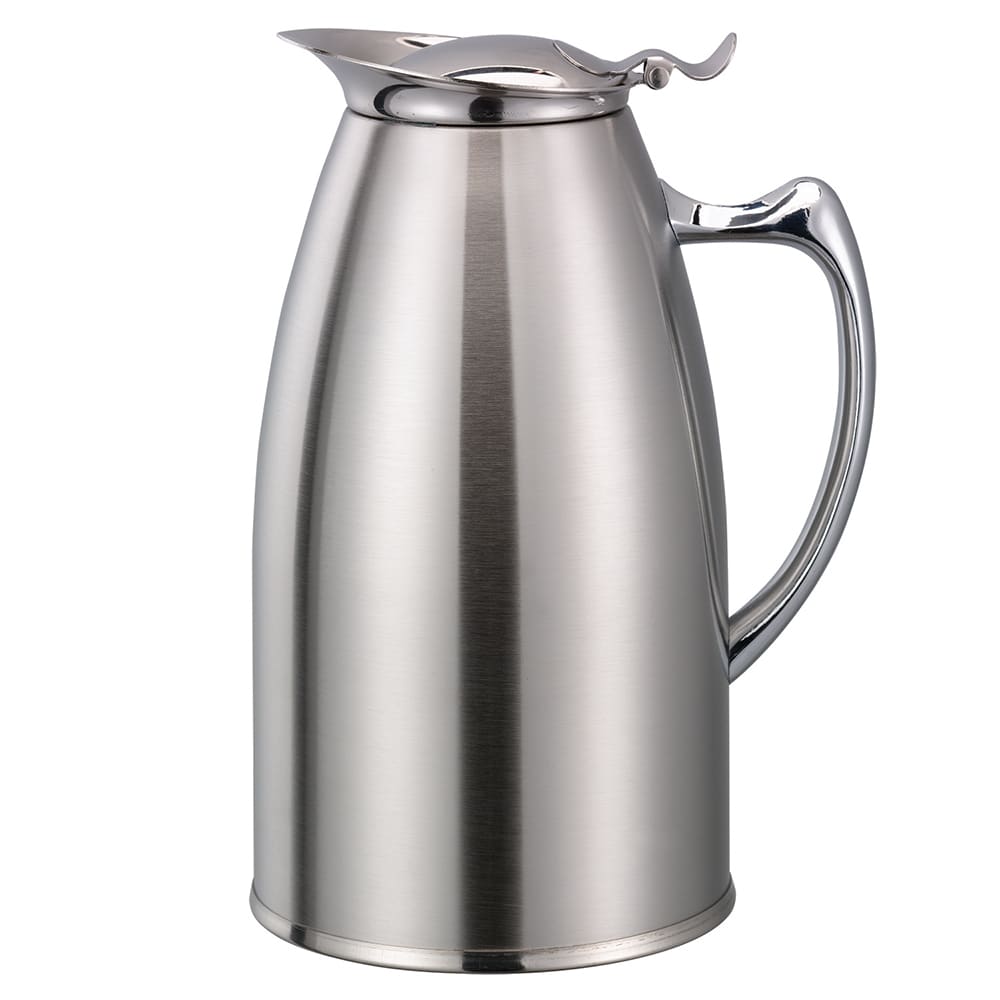 482-WP1SA 1 liter Pitcher w/ Double-Wall Insulation, Brushed Stainless