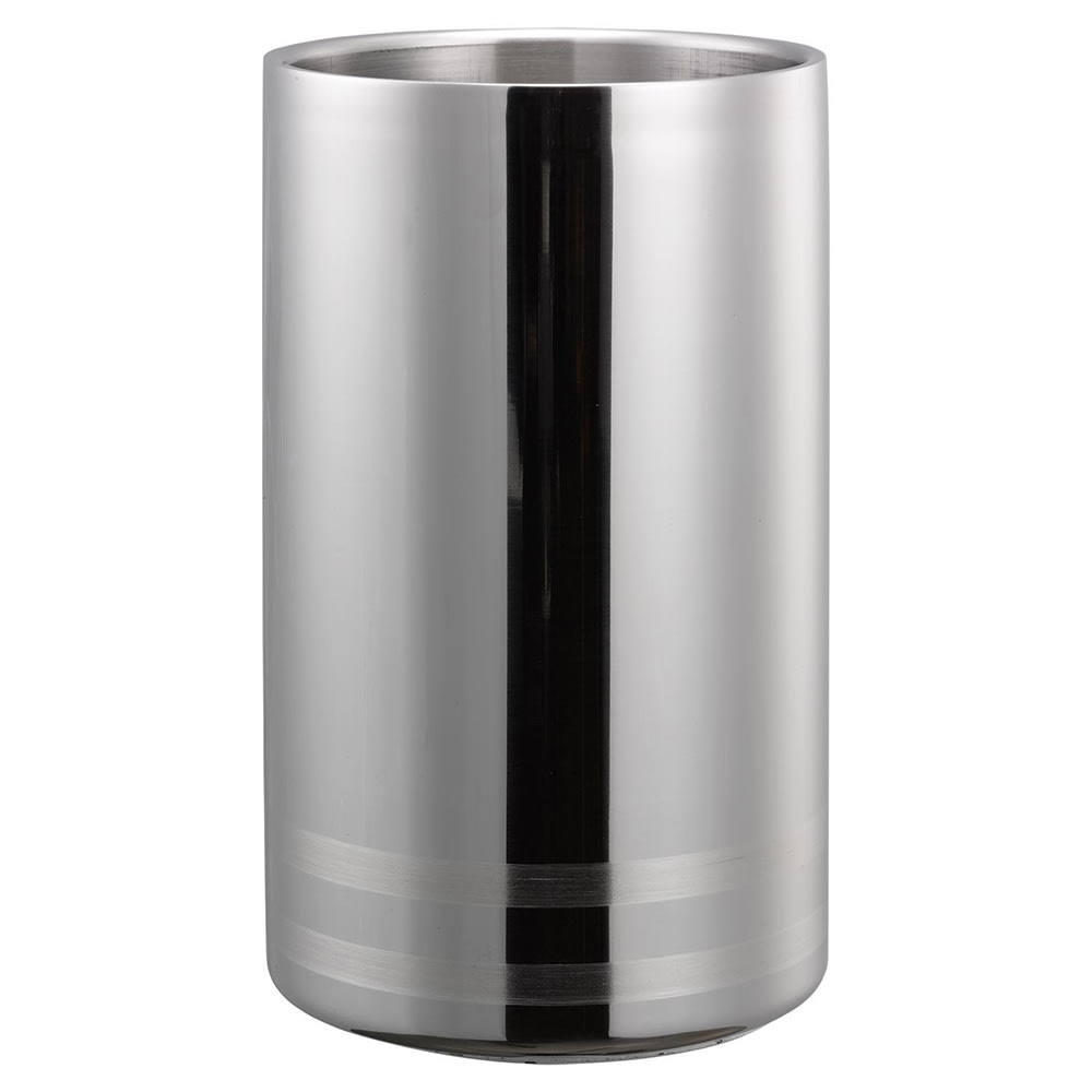 482-WC2LBPS 7 3/4" Double Walled Wine Chiller - Stainless Steel, Brushed Finish w/ Polished...
