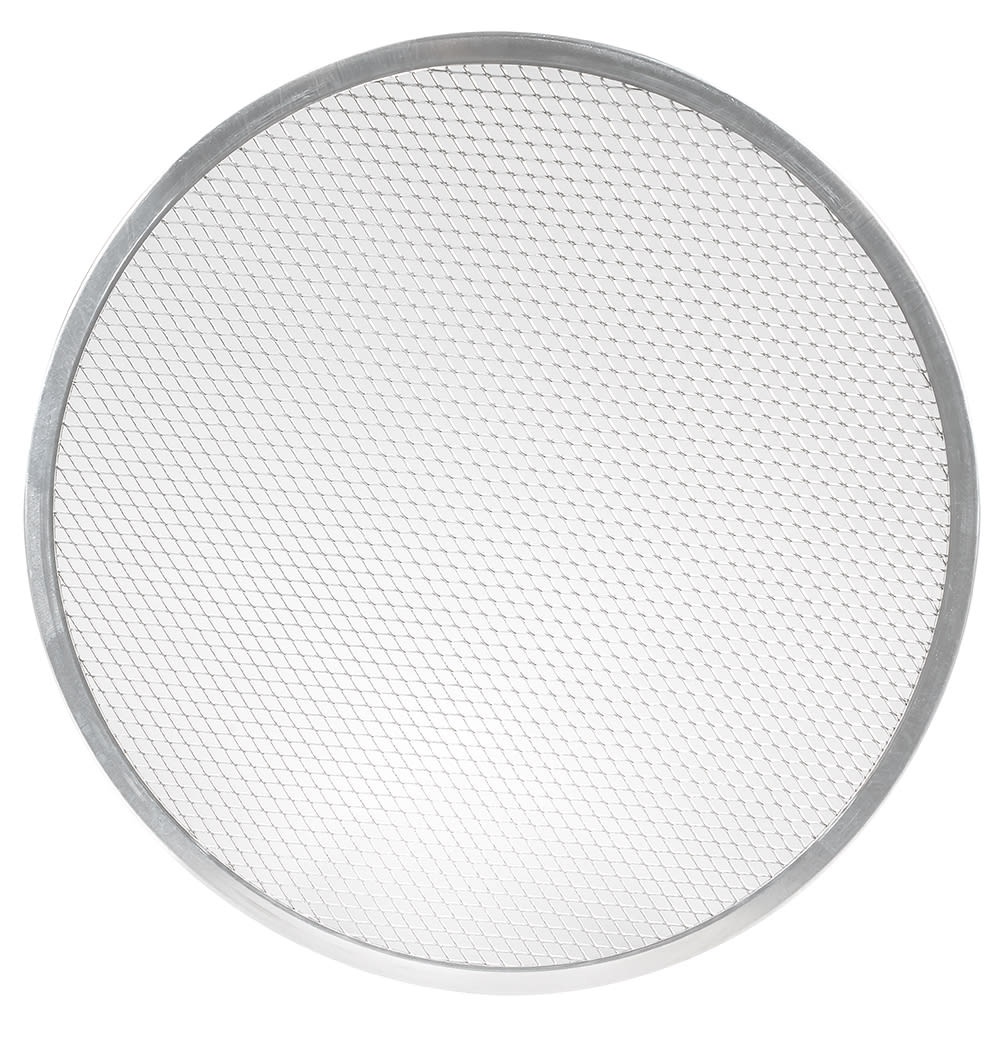 080-APZS12 12" Seamless Pizza Screen, Aluminum