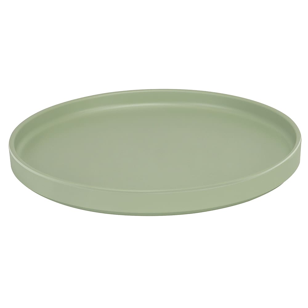 151-2202610107 10 1/4" Round Melamine Hudson Plate - Matcha