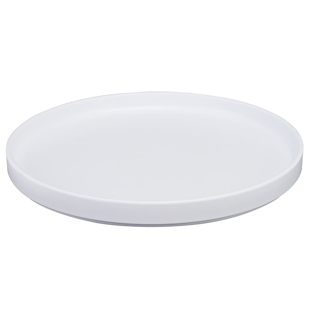 151-220261015 10 1/4" Round Melamine Hudson Plate - White
