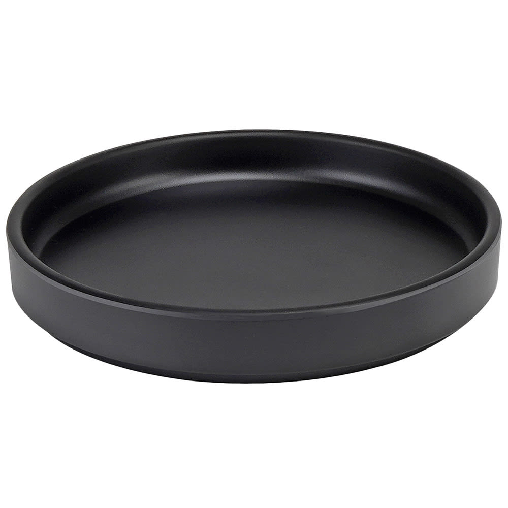 Cal-Mil 22026-8-13 8 1/4" Round Melamine Hudson Plate - Black