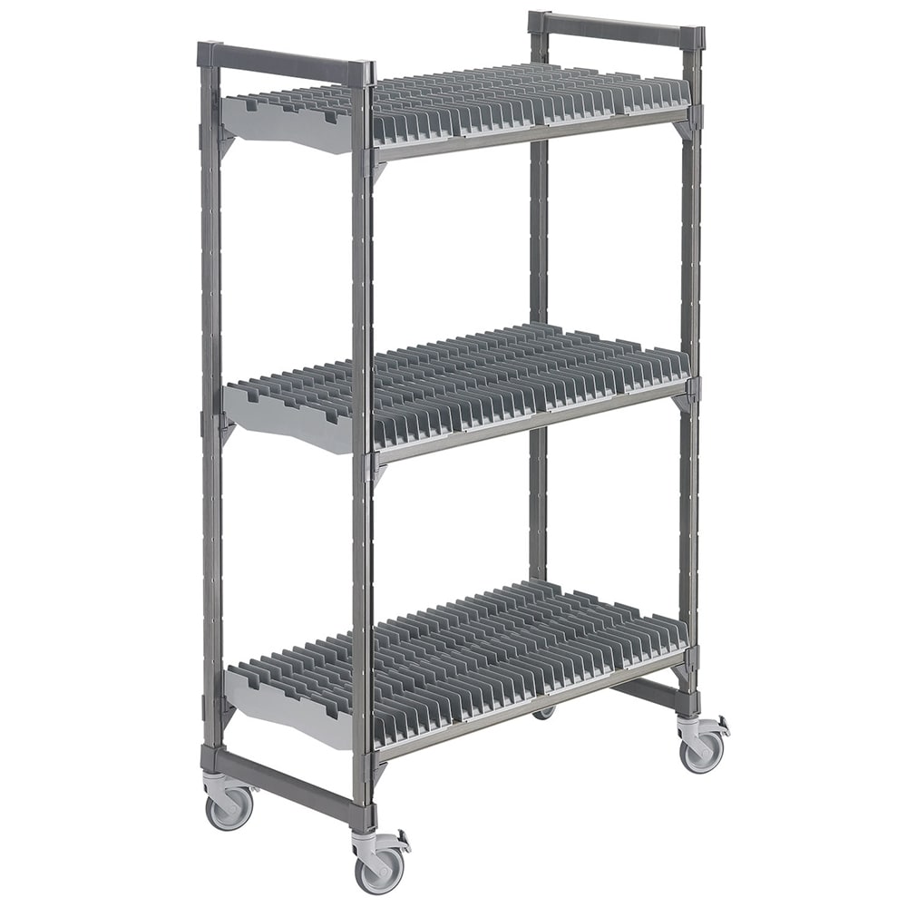 144-EDRC244878PKG 3 Level Mobile Drying Rack for Trays
