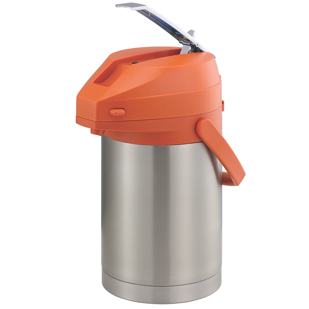 482-CTAL25OR 2 1/2 Liter Lever Action Airpot w/ Stainless Liner - Vacuum Insulated, Brushed Stain...
